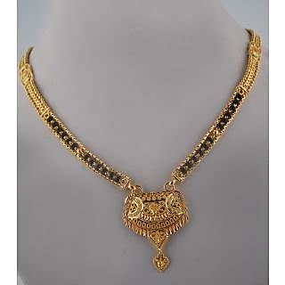 1 gram necklace set, bangles, mangalsutra, ghanthan, temple jewelry, one gram jewellery, online jewellery stores, online jewellery sites, 1 gram jewellery for marriage ceremony, engagement, festive season, 1 gram jewellery pune/bangalore 1 Gm Gold Mangalsutra