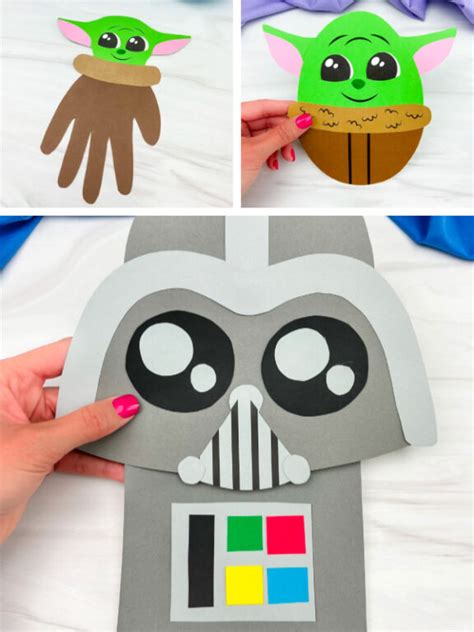 16 Fun Star Wars Crafts For Kids Free Templates
