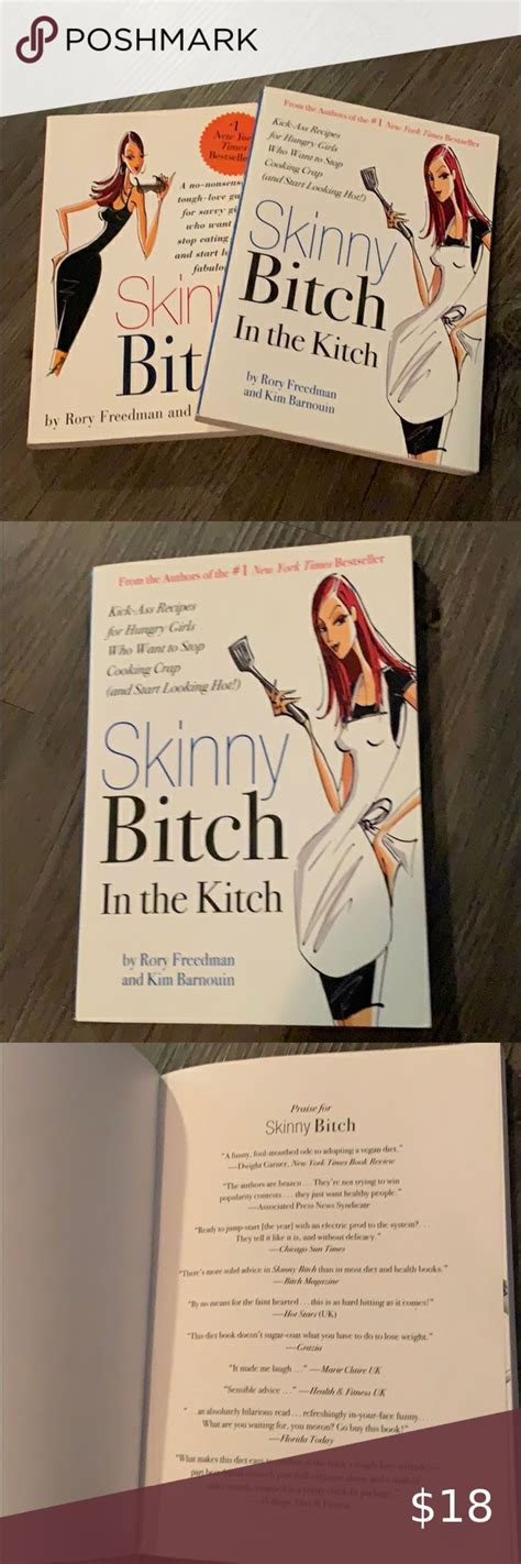 Skinny Bitch And Skinny Bitch In The Kitch Set Diet Books Skinny Kitch