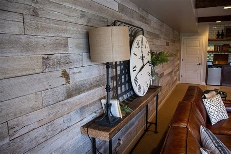 Vintage Harvest Whitewashed Reclaimed Barn Wood Wall Planks Rustic