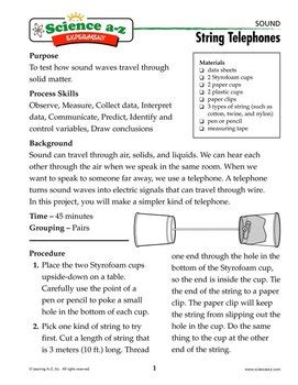 Science A-Z Sound Grades 3-4 Physical Science Unit