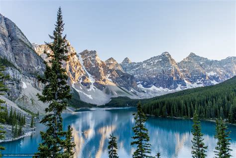 Scaricare Gli Sfondi Lago Moraine Parco Nazionale Di Banff Lago