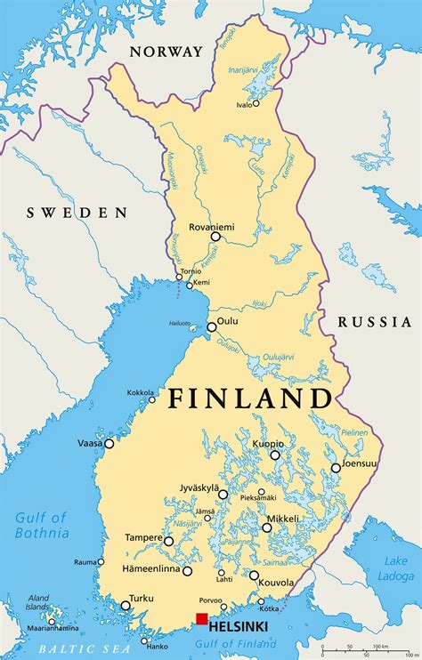 Finland Maps Printable Maps Of Finland For Download