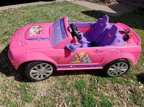 Princess Disney Pink Mustang Girls Electric Carpower Wheelskids Car