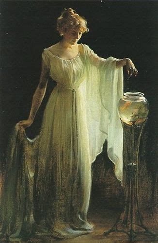Charles Courtney Curran The Goldfish By Gatochy Via Flickr