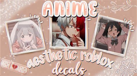 Anime Aesthetic Roblox Decalsdecal Id 🍰 For Royale High Journal Youtube