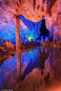Chinas Amazing Rainbow Cave Multi Coloured Mood Lighting Showcases