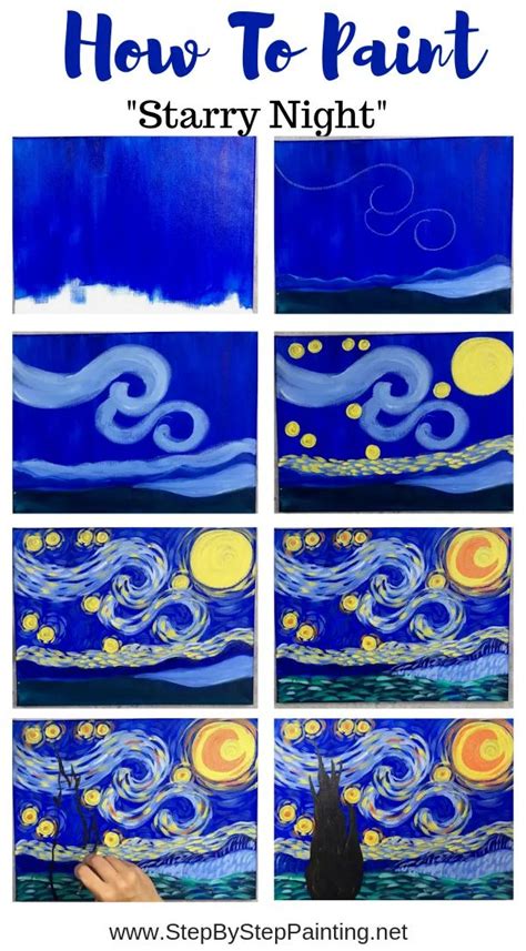 How To Paint Starr Night With Step By Step Pictures And Instructions