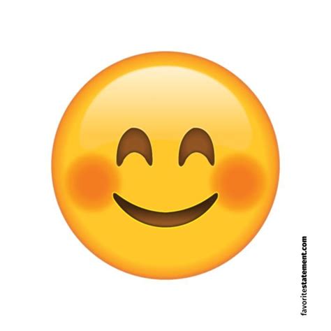 Smiling Face Emoji With Blushed Cheeks Smiley Smile Face Smiley Emoji