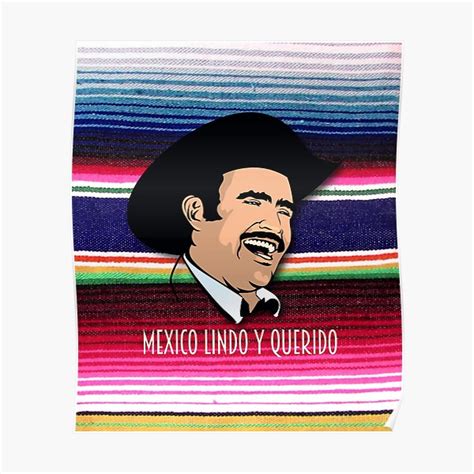 Vicente Fernandez Poster By Sauher Redbubble