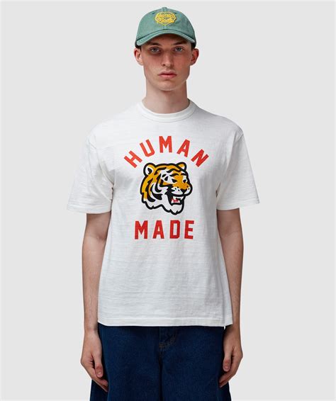 Human Made Tiger Graphic T Shirt White Sevenstore