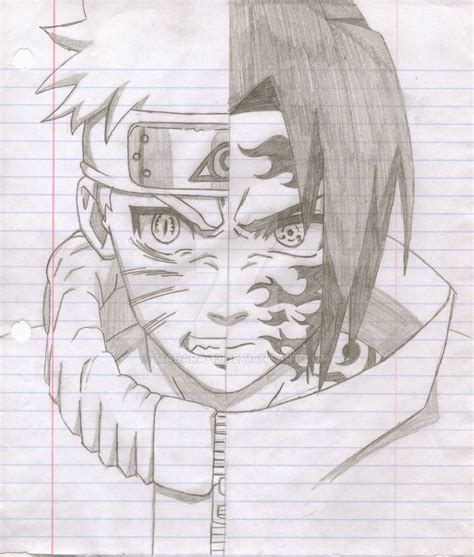 Naruto Vs Sasuke By Madara 13 On Deviantart In 2020 Naruto Sketch