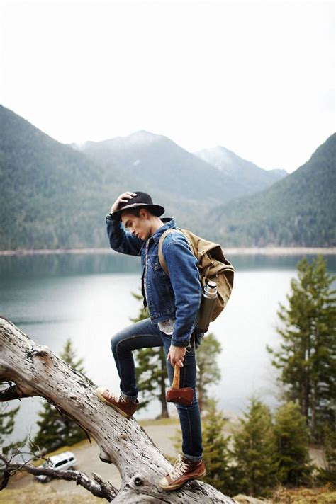 The Tie Guy Photo Mens Fashion Rugged Hiking Outfit Hiking Outfit Men