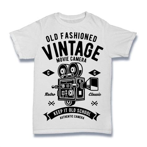 Camera art classic camera photography camera gear design milk photography camera vintage camera retro vintage stuff and antique designs. Vintage Movie Camera tshirt design vector | Tshirt designs ...