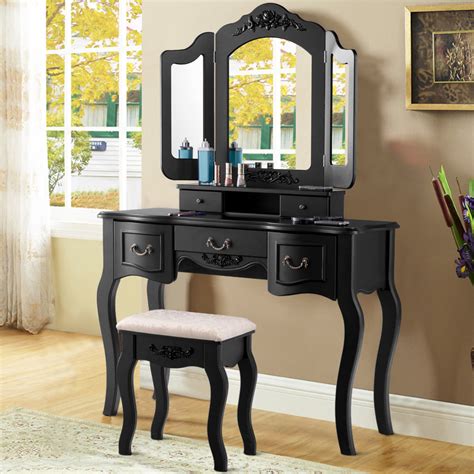 Check out our vanity table with mirror selection for the very best in unique or custom, handmade pieces from our home & living shops. Tri Folding Vintage Vanity Makeup Dressing Table Set 5 ...