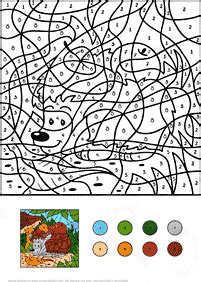 Grab your favorite crayons, markers or water colors and use the guides with each image to choose. Color by Numbers - Advanced