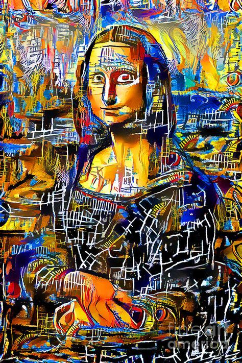 Mona Lisa In Vibrant Contemporary Urban Graffiti 20210724 Photograph By