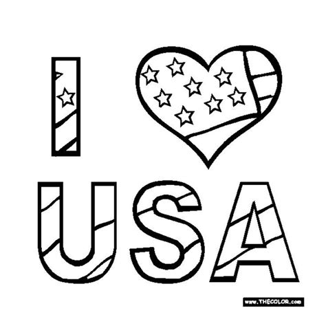 4th of july coloring page. Pin on 4th of July In the Sun