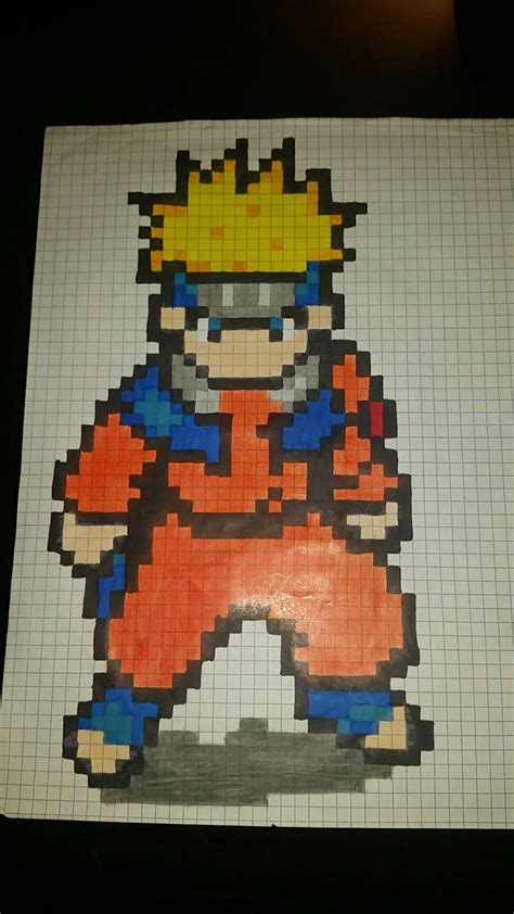 Pixel Art Naruto Id Es Et Designs Pour Vous Inspirer En Images