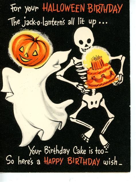 Halloween Birthday Card Printable