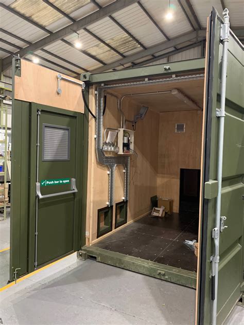 Shipping Container To Control Room Denca Controls