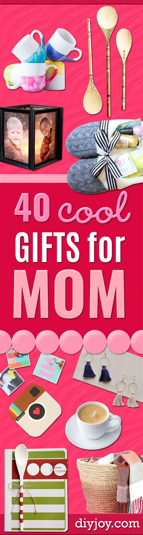 Knowing that their son or daughter took time to actually make something goes much further than simply buying flowers or a new pair of slippers. 40 Coolest Gifts To Make for Mom