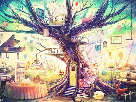 Wallpaper Anime Fantasy Dream World 53816 Landscape Hd Wallpaper