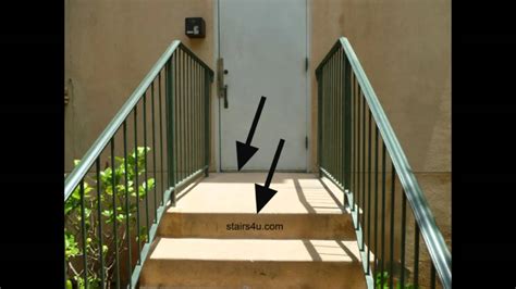 Stairway Building Code Information Doors And Landings Youtube