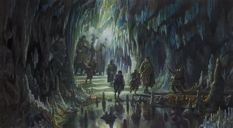 Muddy Colors Epic Painting The Fellowship Of The Ring In Moria