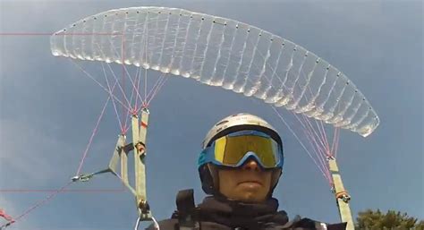 Single Surface Paraglider Made From Plastic