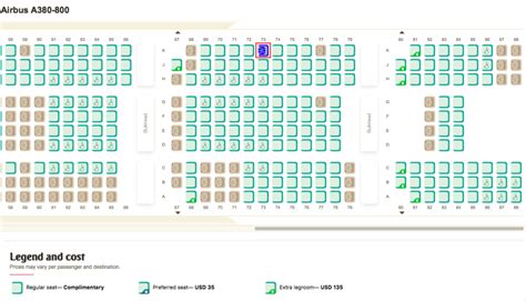 Emirates Ek 230 Seat Map