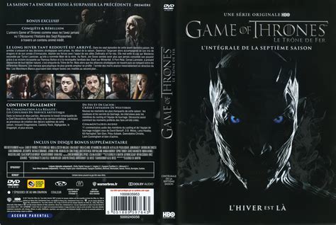 Jaquette Dvd De Game Of Thrones Le Trone De Fer Saison 7 Cinéma Passion