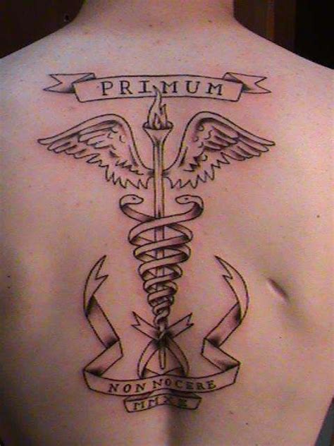 Primum Non Nocere Tattoo Pinterest Caduceus Tattoo Videos And