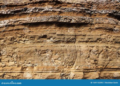 Geological Layers Of Earth Layered Rock Close Up Of Sedimentary Rock