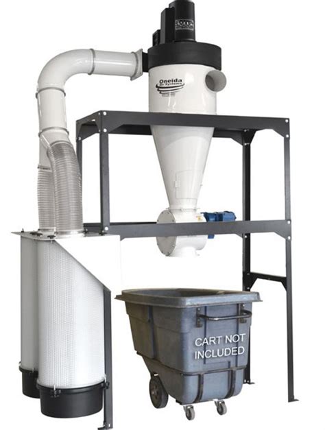 High Vacuum 5hp Vfd 1 Micron Cyclone Dust Collector With Smart Boost