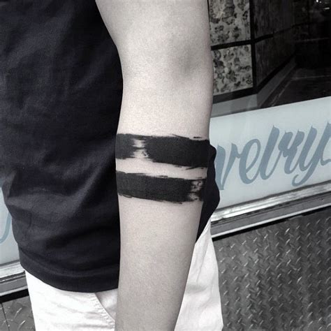 50 Black Band Tattoo Designs Für Männer Bold Ink Ideen Mann Stil