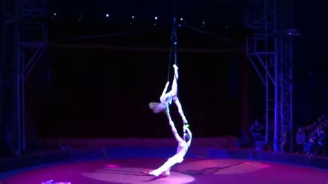 Duo Straps Aerial Act Circus Variety Performance Acrobatics