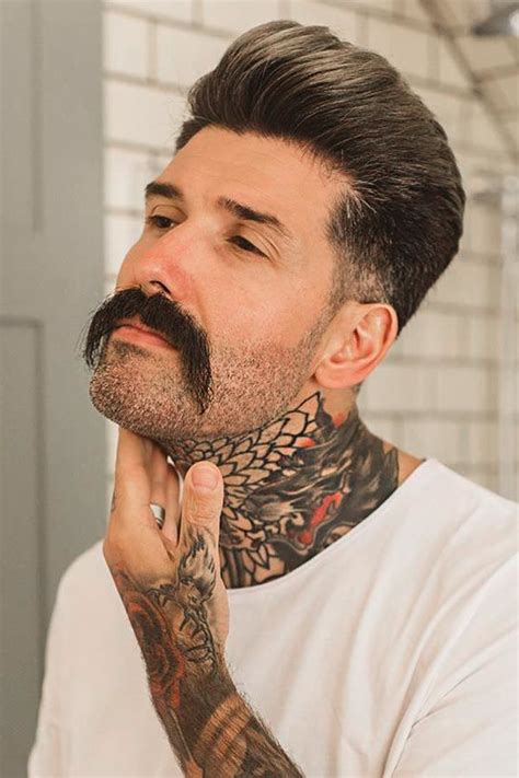 Men's haircuts & beard styling inspiration. Discover The Most Iconic Mustache Styles For Men ...