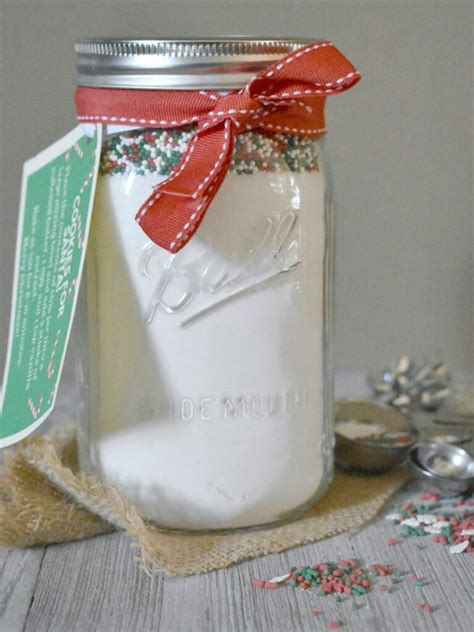Festive Sugar Cookie Mix In A Jar With Free Printable Tag Cooking