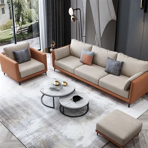 Hotel Lobby Furniture Waiting Area Fabric Sectional Sofa Sets