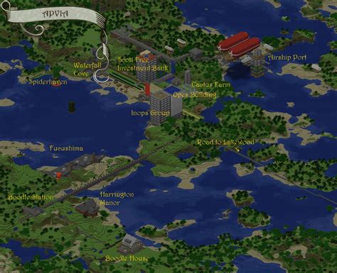 Minecraft City Layout Map Artdsa