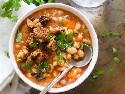 Maybe you would like to learn more about one of these? Slow Cooker White Bean Soup with Tempeh Bacon (Vegan Bean ...