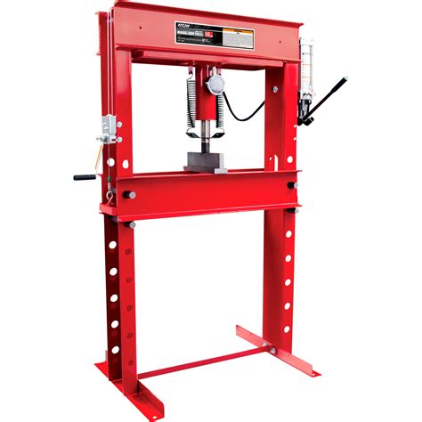 Arcan 50 Ton Hydraulic Shop Press With Gauge And Winch — Model Cp500