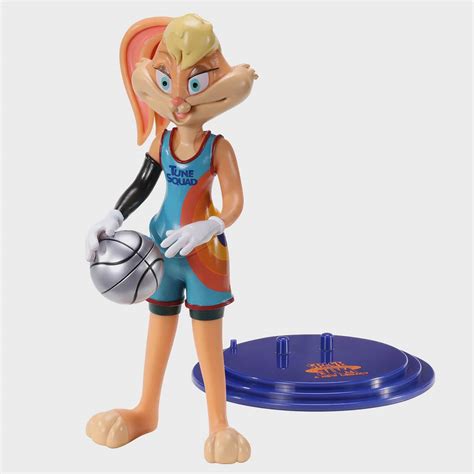 Noble Collection Space Jam A New Legacy Lola Bunny Bendyfig 75 Inch