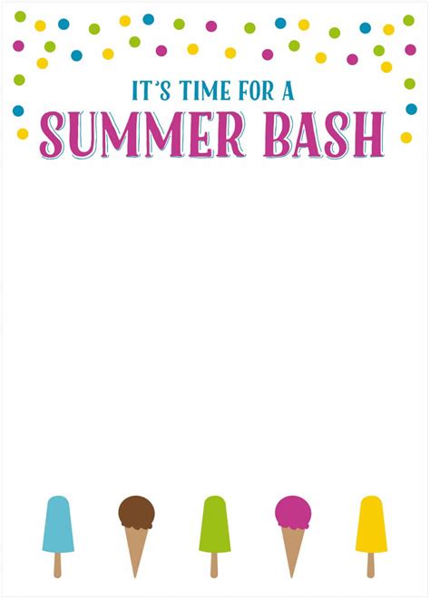 Gather yours with a personalized invitation that fits the style and tone of your event from backyard bbq s to benefit balls. Free Summer Party Invitations - Somewhat Simple