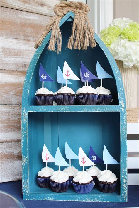 Kara's party ideas featured this shabby chic farmers market themed birthday party that's fresh and fun. Kara's Party Ideas Nautical 1st Birthday Party