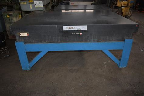 Used X X Collins Microflat Black Granite Surface Plate W S