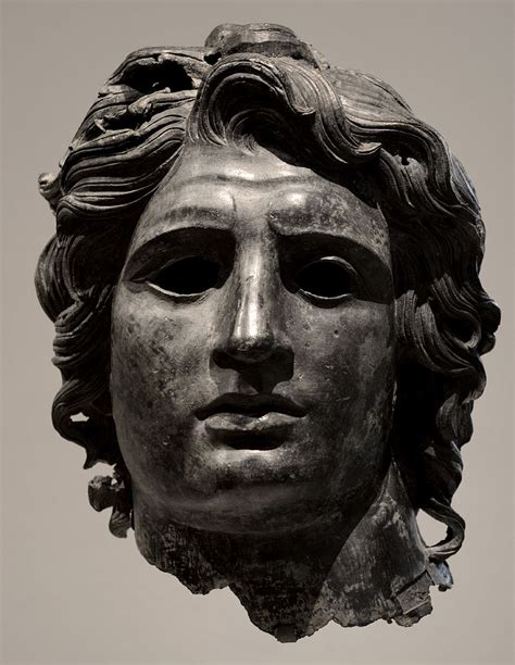 Head Of Alexander The Great Bronze Greek Or Roman Late Hellenistic