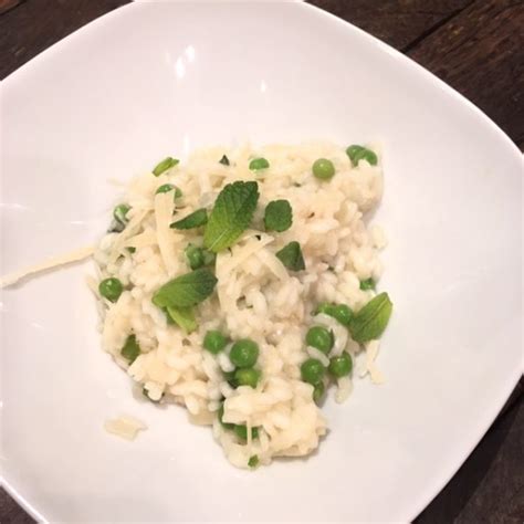 Pea And Mint Risotto Fresh Food Living