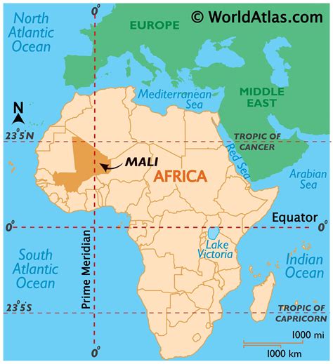 Mali Maps And Facts World Atlas
